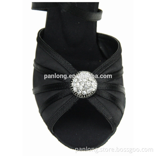 Elegant Women Latin Dance Shoes Open Toe Sexy Wedding Shoes Diamond